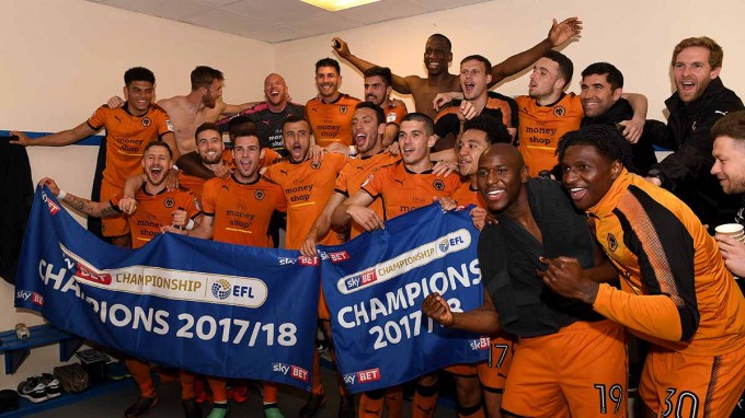 Image: BACK TO THE EPL! WOLVERHAMPTON ARE PROMOTED!