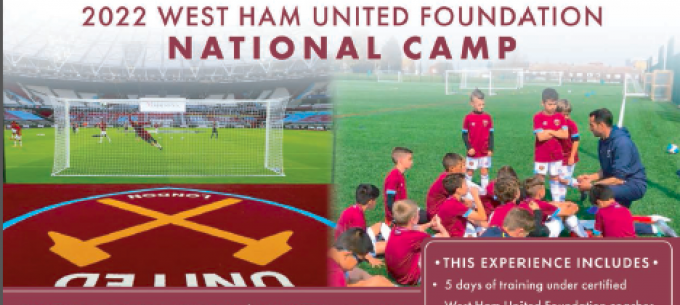 Image: Coming Soon! 2022 West Ham Camp & Tour